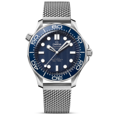 Omega Seamaster Diver 300 James Bond 60th Anniversary Replica Watch Blue 42mm