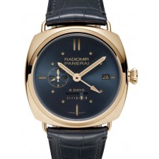 Panerai Radiomir Swiss Automatic Watch-GMT Oro Rosso-45mm 8 Days Power reserve PAM00538