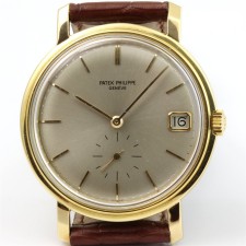 Patek Philippe Calatrava Classic Swiss Automatic Watch 3445J Yellow Gold 