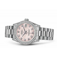 Rolex Datejust Ladies 178159-0002 Swiss Automatic Pink MOP Dial 31MM