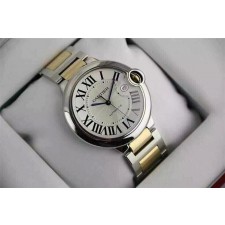 Cartier Ballon Bleu Silver Swiss ETA2836 Automatic Man Watch W69009Z3 42mm
