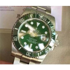 Rolex Submariner Oyster Perpetual Date 116610LN Swiss 3135 Automatic Watch Green Dial (Clone)