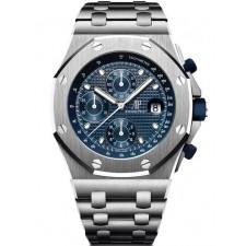 Audemars Piguet Royal Oak Offshore 2018 Chronograph 26237 Blue Dial 42mm