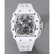 Richard Mille White Ceramic “White Ghost” Automatic Watch