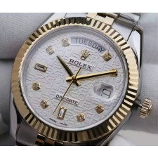 Rolex More High end Model -  Rolex Day-date 18K Gold Two toned