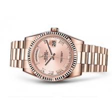 Rolex Day-Date Swiss Automatic Watch Rose Gold Dial 36MM