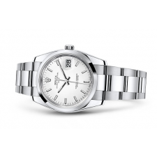 Rolex Oyster Perpetual Date Swiss Automatic Watch 34mm White Dial