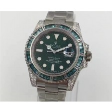 Rolex Submariner Swiss Automatic Diamonds Bezel (Clone)