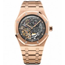 Audemars Piguet Royal Oak Skeleton Watch Rose Gold