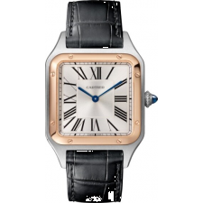 Cartier Santos Dumont w2sa0011 Quartz Watch White Dial 43.5mm