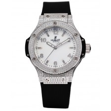 Hublot Big Bang 38mm Automatic Watch Stainless Steel White Dial
