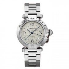 Cartier Pasha Silver Swiss 2824 Automatic Neutral Watch W31078M7