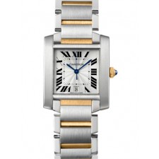 Cartier Tank Francaise W51005Q4 Quartz Watch Size L