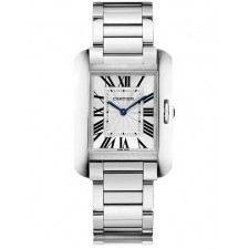 Cartier Tank Anglaise W5310044 Quartz Watch Size M