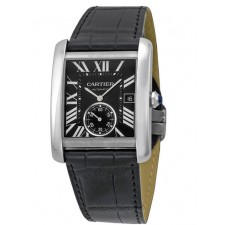 Cartier Tank MC W5300004 Automatic Watch Black Dial