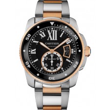 Cartier Calibre Diver W7100054 Automatic Watch Black Dial