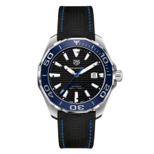 Tag Heuer Aquaracer 300m Swiss Automatic Watch Blue Bezel 43mm