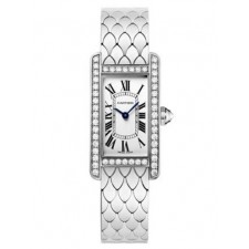 Cartier Tank Americaine WB710009 Quartz Watch 34.8 x 19mm