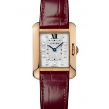 Cartier Tank Anglaise WJTA0007 Quartz Watch Size S