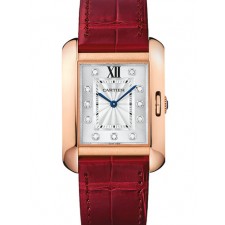 Cartier Tank Anglaise WJTA0007 Quartz Watch Size M