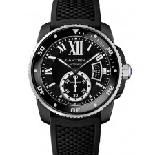 Cartier Calibre Diver WSCA0006 Automatic Watch Black Dial