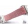 STRAP—Genuine Elegant Pink Leather Strap, Pink String Stitching.