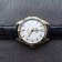High-end Replica Omega Watches - 39mm White Dial Black Leather Strap