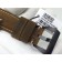 STRAP—High Quality Genuine Black Leather Strap, Black String Stitching.